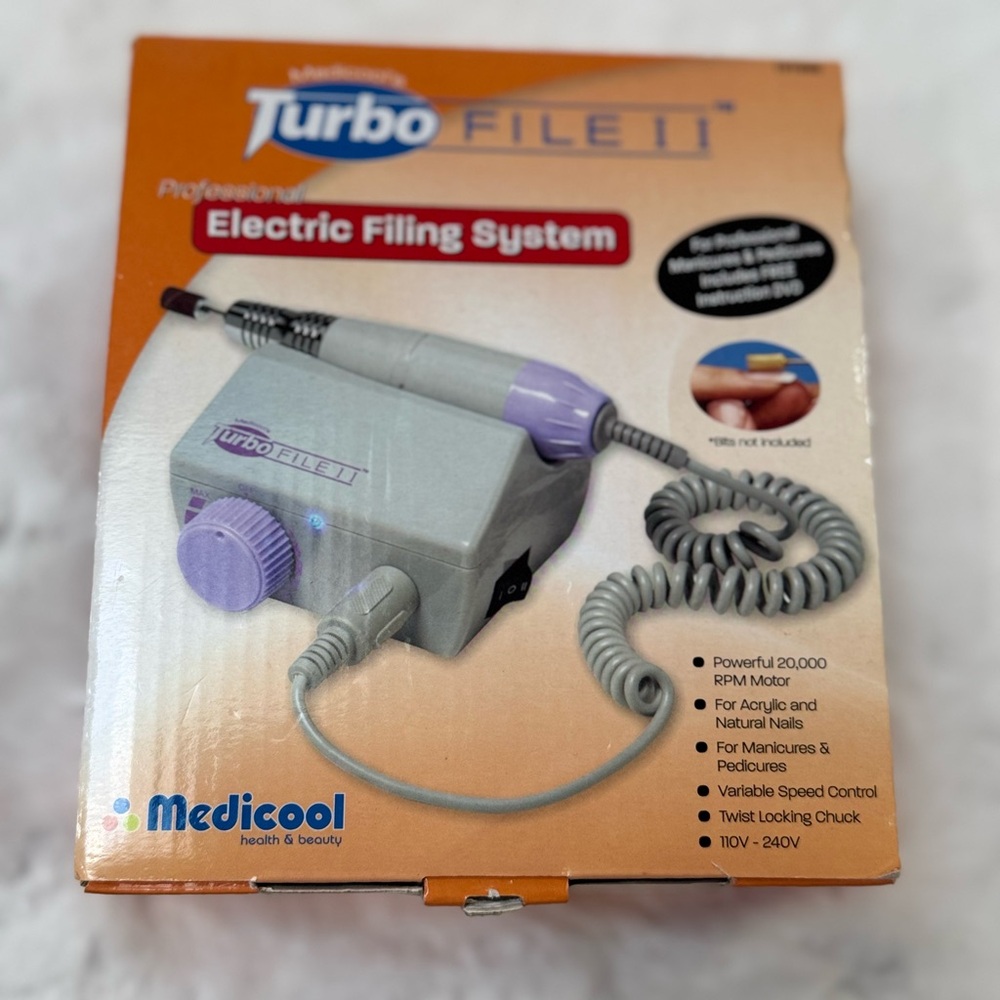 Nails Drill Medicool Turbo File II Electric Filing System
